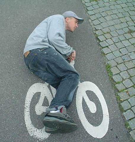 V&eacute;lo couch&eacute; Photo insolite