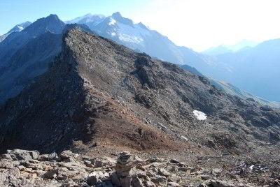 T&ecirc;te nord des Fours Tour du Mont Blanc