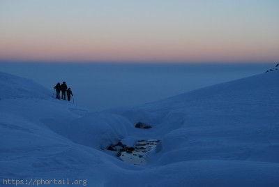 avant d'apercevoir le refuge dell'Alpetto