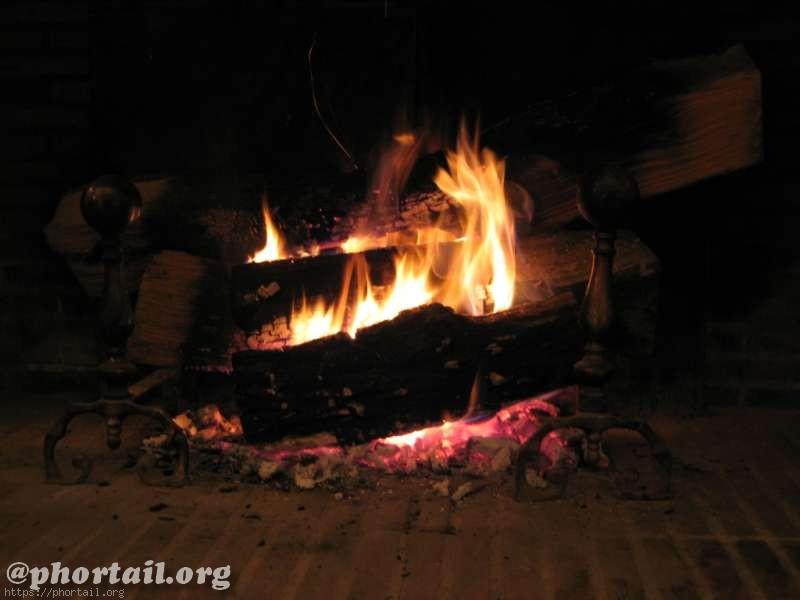 Feu de chemin�e