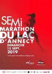 Affiche Semi-Marathon d'Annecy