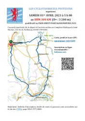 Affiche BRM 300 Poitiers