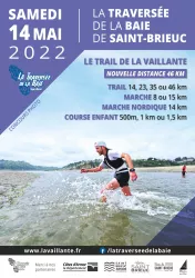Affiche Traversée de la baie Saint Brieuc