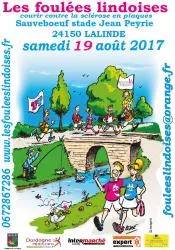 Affiche Les Foulées Lindoises Courir contre la SEP
