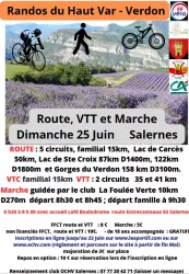 Affiche Randonnée du Haut Var