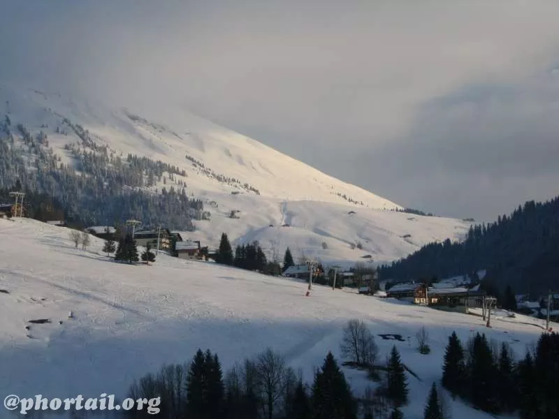 Montagne sous la neige